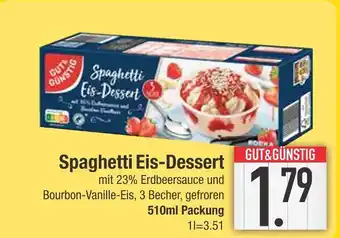 Edeka Gut&günstig spaghetti eis-dessert Angebot