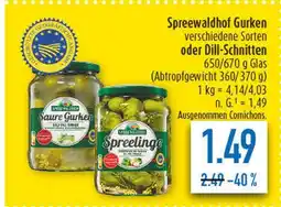 diska Spreewaldhof gurken oder dill-schnitten Angebot