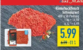 diska Metzgerfrisch rinderhackfleisch fettreduziert Angebot