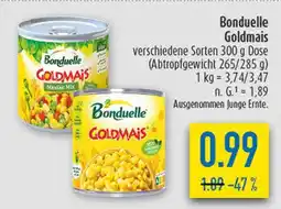 diska Bonduelle goldmais Angebot