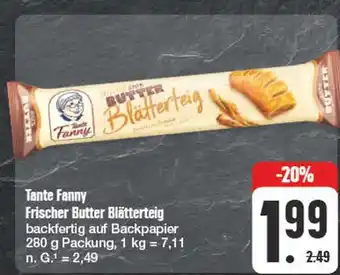 Edeka Tante fanny frischer butter blätterteig Angebot
