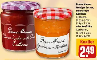 REWE Bonne Maman Weniger Zucker, mehr Frucht Konfitüre Angebot