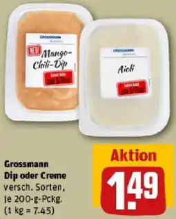 REWE Grossmann Dip oder Creme Angebot