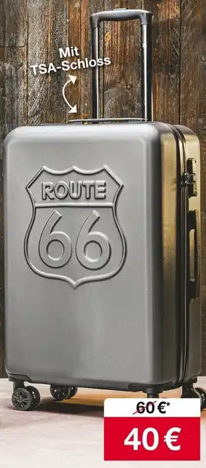 Woolworth ROUTE 66 Hartschalenkoffer Angebot