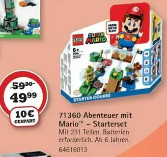 Vedes Lego Super Mario 71360 Abenteuer mit Mario Starterset Angebot