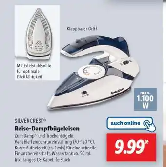 Lidl SILVERCREST Reise-Dampfbügeleisen Angebot