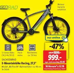 Lidl SACHSENRAD E-Mountainbike Racing, 27,5 Angebot
