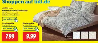 Lidl Mikrofaser-Satin-Bettwäsche Angebot