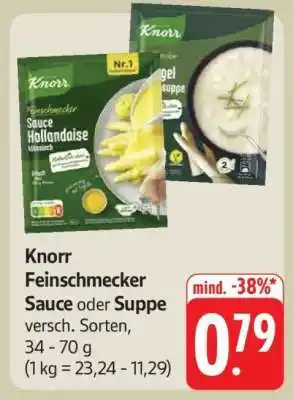 Edeka Knorr Feinschmecker Sauce oder Suppe Angebot