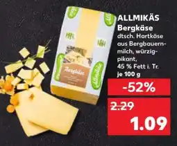 Kaufland ALLMIKÄS Bergkäse Angebot