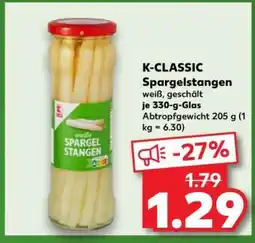 Kaufland K-CLASSIC Spargelstangen Angebot