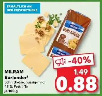 Kaufland Milram Burlander Angebot