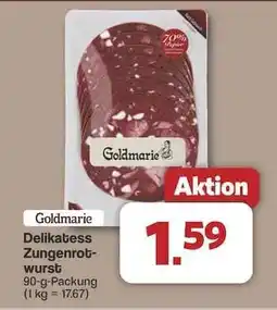 Famila Nord Ost Goldmarie Delikatess Zungenrotwurst Angebot