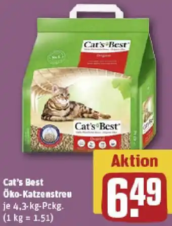 REWE Cat's Best Öko-Katzenstreu Angebot