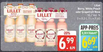 Edeka Lillet Berry, White Peach oder Grapefruit Rose Angebot