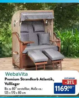 Aldi Süd Premium Strandkorb Atlantik, Vollieger Angebot
