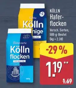 Aldi Nord KÖLLN Haferflocken Angebot