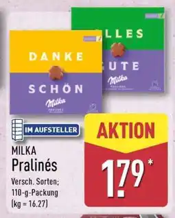 Aldi Nord MILKA Pralinés Angebot