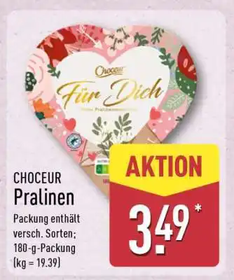 Aldi Nord CHOCEUR Pralinen Angebot