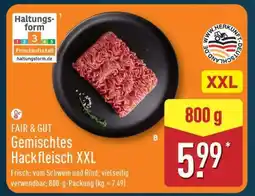 Aldi Nord FAIR & GUT Gemischtes Hackfleisch XXL Angebot