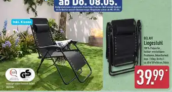 Aldi Nord BELAVI Liegestuhl Angebot
