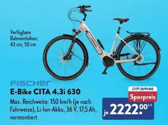 Aldi Nord E-Bike CITA 4.3i 630 Angebot