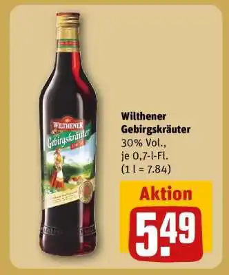 REWE WILTHENER Gebirgskräuter Angebot