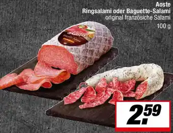 L. STROETMANN GROSSMARKT Aoste Ringsalami oder Baguette-Salami Angebot