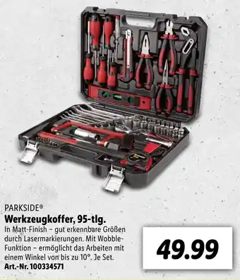 Lidl Parkside Werkzeugkoffer, 95 tlg. Angebot