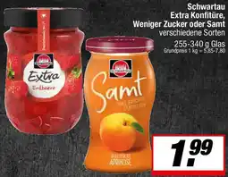 L. STROETMANN GROSSMARKT Schwartau Extra Konfitüre, Weniger Zucker oder Samt Angebot