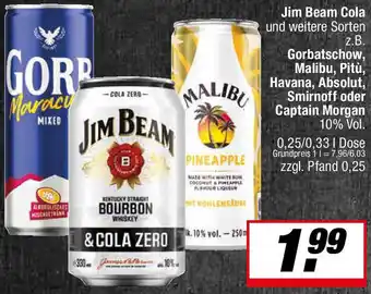 L. STROETMANN GROSSMARKT Jim Beam Cola Angebot