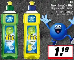 L. STROETMANN GROSSMARKT Fit Geschirrspülmittel Angebot