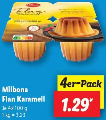 Lidl Milbona Flan Karamell Angebot