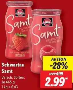 Lidl Schwartau Samt Angebot