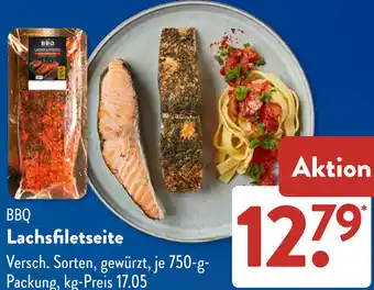 Aldi Süd BBQ Lachsfiletseite Angebot