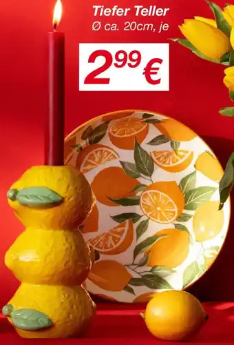 KiK Tiefer Teller Angebot