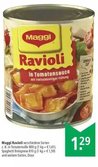 Marktkauf Maggi Ravioli Angebot