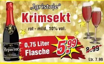 Wiglo Wunderland Igristoje Krimsekt 0,75L Angebot