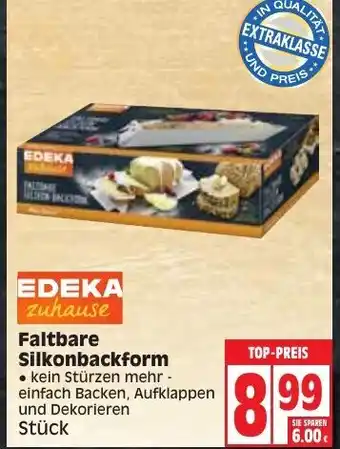 Edeka Edeka zuhause Faltbare Silikonbackform Angebot