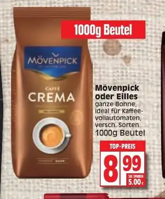 Edeka Mövenpick oder Eilles 1000g Beutel Angebot