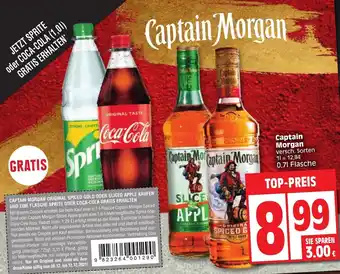 Edeka Captain Morgan 0,7l Angebot