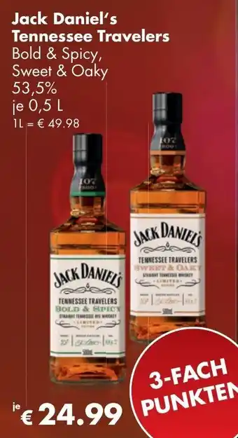 Travel Free Jack Daniel's Tennessee Travelers 0,5L Angebot