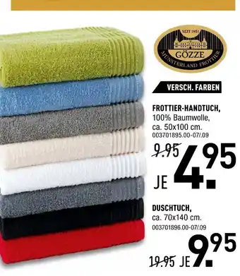 Möbel Wallach Gözze frottier-handtuch oder duschtuch Angebot