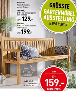 Möbel Wallach Holzbank Angebot