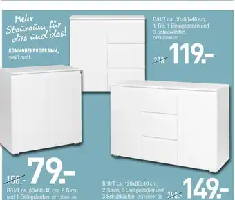 Möbel Wallach Kommodenprogramm Angebot