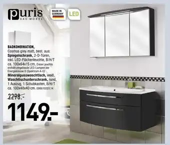 Möbel Wallach Puris badkombination Angebot