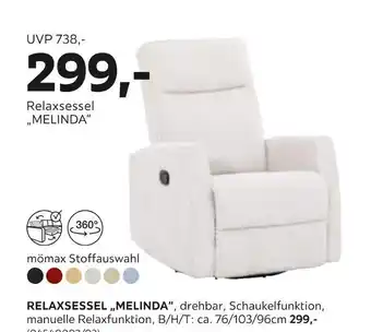 Mömax Relaxsessel „melinda“ Angebot