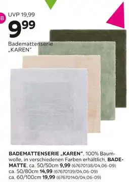 Mömax Bademattenserie „karen“ Angebot