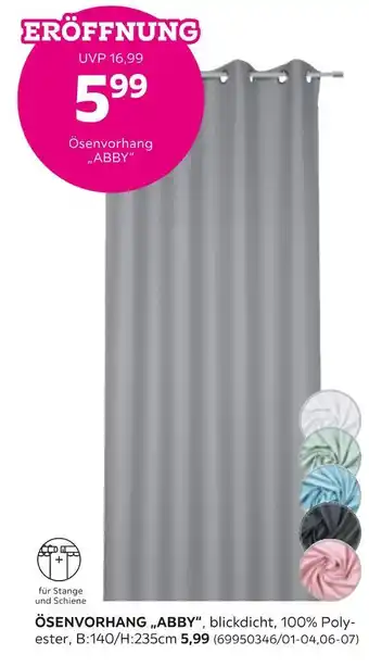 Mömax Ösenvorhang „abby“ Angebot