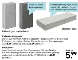 Hellweg Palisade crescendo oder blockstufe Angebot